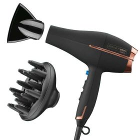 InfinitiPRO Full Body & Shine Pro Professional Ionic Ceramic Hair Dryer, 1875 Watts, Metallic
