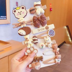 Children's Hair Clip Bow Hair Clip Headwear (Option: 35Style)