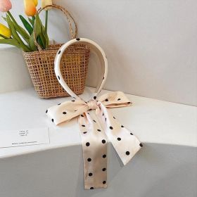 Elegant Hair Clip And Headband (Color: Beige)