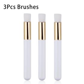 False Eyelash Mousse Brush Household Cleaning Wash Makeup (Option: White gold tube 3pieces)
