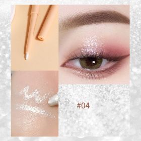 Waterproof And Stain Resistant High Gloss Eye Shadow Stick (Option: Pearlescent White)