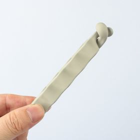 Versatile One-piece Non-slip Ponytail Updo Clip (Color: Light Grey)