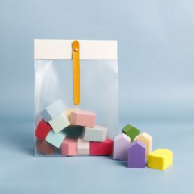 Super Soft Sponge Small Triangle Jelly Makeup Tool Bag (Option: D)
