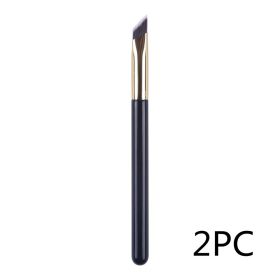 Wild Eyebrow Brush 3d Stereoscopic Painting Hairline Eyebrow Paste Artifact Eyebrow Brush Brow Makeup Brushes Concealer Brush (Option: Black-2PCS)