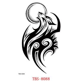 Waterproof Tattoo With Totem Characters (Option: 8088)