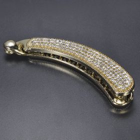 Rhinestone Chicken Leg Banana Hairpin (Color: White)