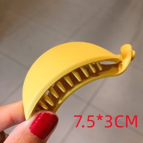 Frosted Candy Colored Rhinestone Hairpin Hair Ornaments For Women (Option: Lemon Yellow)