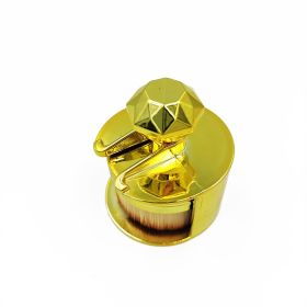 Convenient Push-pull Seal Brush Makeup Brush (Color: Gold)