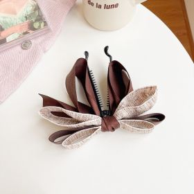 Women's Fashion Simple Mesh Bow Hair Card (Option: 9639A)