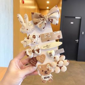 Children's Hair Clip Bow Hair Clip Headwear (Option: 32Style)