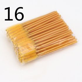Disposable Eyelash Brush Grafting Makeup Tool (Option: 16 Style-50PCS)