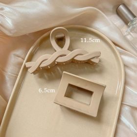 Premium Sense Hair Grab Large Clip Headwear (Option: F6)