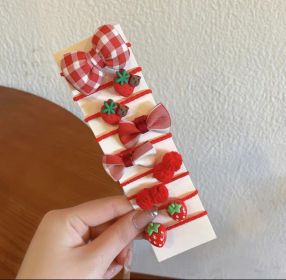 Children's Hair Clip Bow Hair Clip Headwear (Option: 11style)