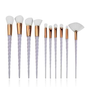 10PCS Makeup Brushes Kit Beauty Foundation Blending Blus (Option: 10white)